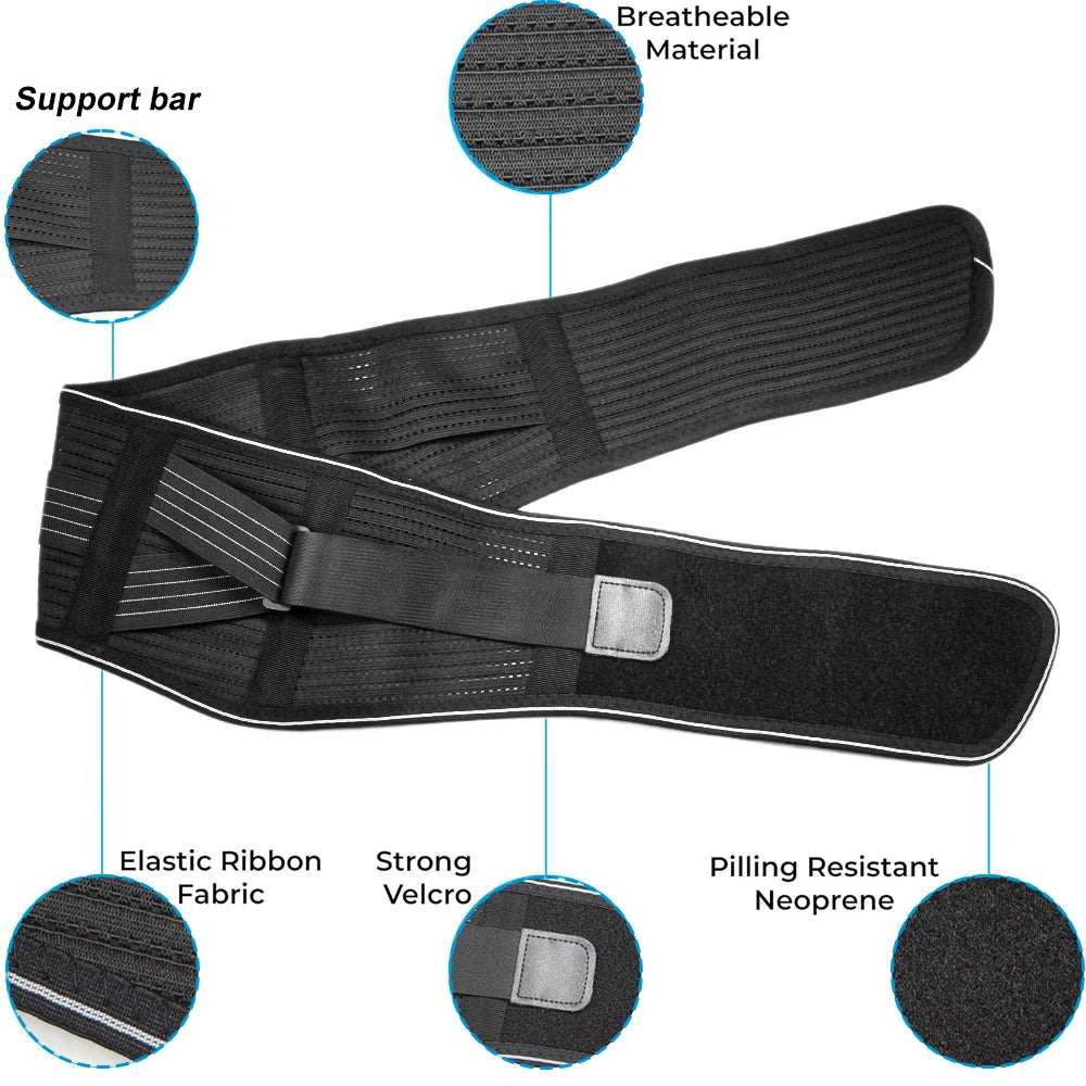 Adjustable Sacroiliac Hip Belt for Lower Back and Sciatica Pain - 10