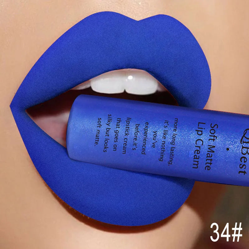 Long-Lasting Waterproof Velvet Matte Liquid Lipstick - 28