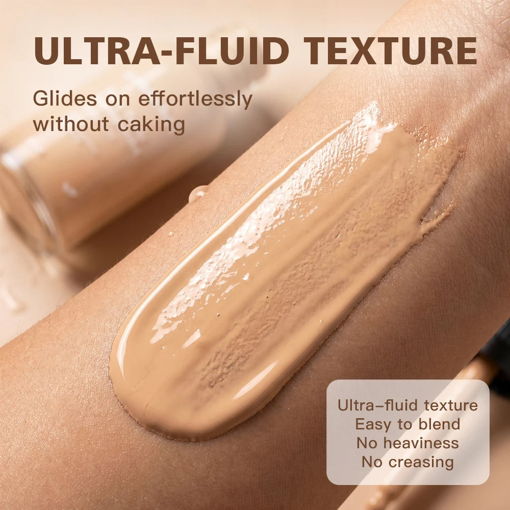 Matte Lightweight Liquid Foundation for Flawless Poreless Skin - 13