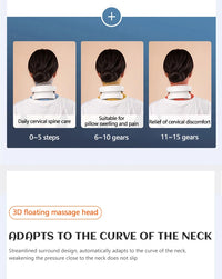 Smart Electric Neck Massager with Pulse and Heat