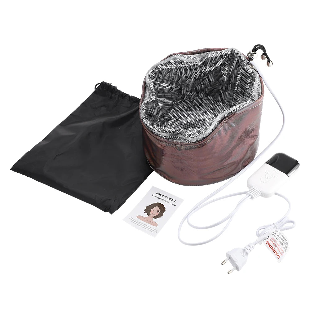 Professional Electric Thermal Hair Steamer Cap for Deep Conditioning - 11