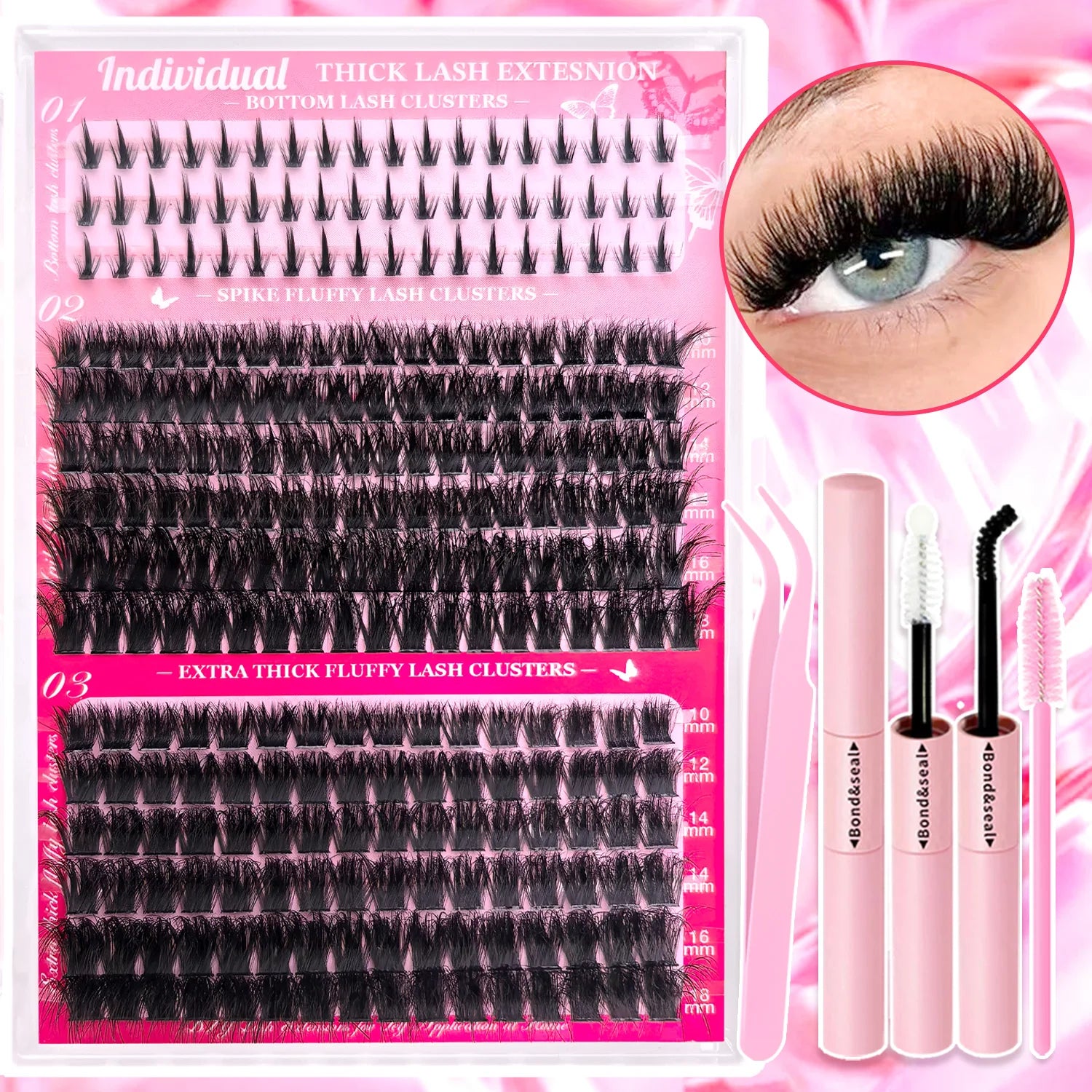 DIY Individual Lash Cluster Kit for Volume - 11