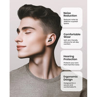 Reusable Silicone Noise-Cancelling Earplugs for Sleeping
