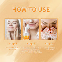 Brightening Turmeric Facial Cleanser with Exfoliating Brush
