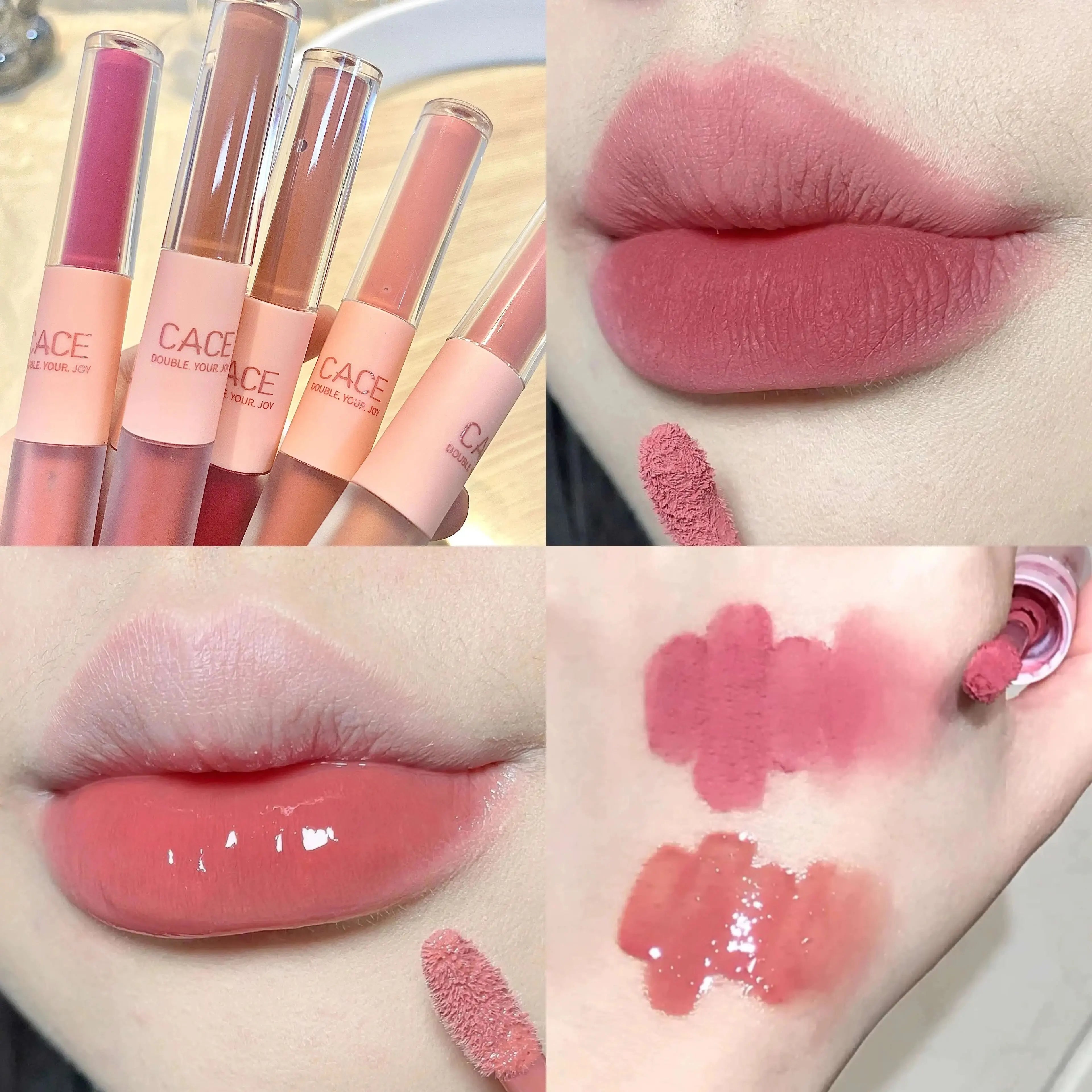 Dual-Ended Matte and Gloss Lipstick Duo - 26