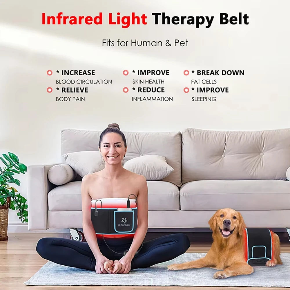 Red Light Therapy Belt for Targeted Pain Relief and Recovery - 3
