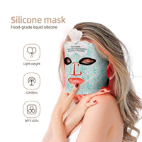 7-Color LED Photon Therapy Silicone Facial Mask