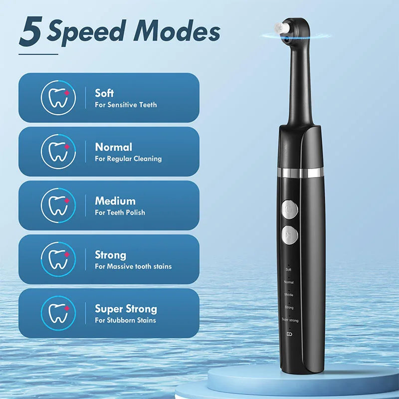 Electric Tooth Polisher for Home Teeth Whitening and Stain Removal - 3