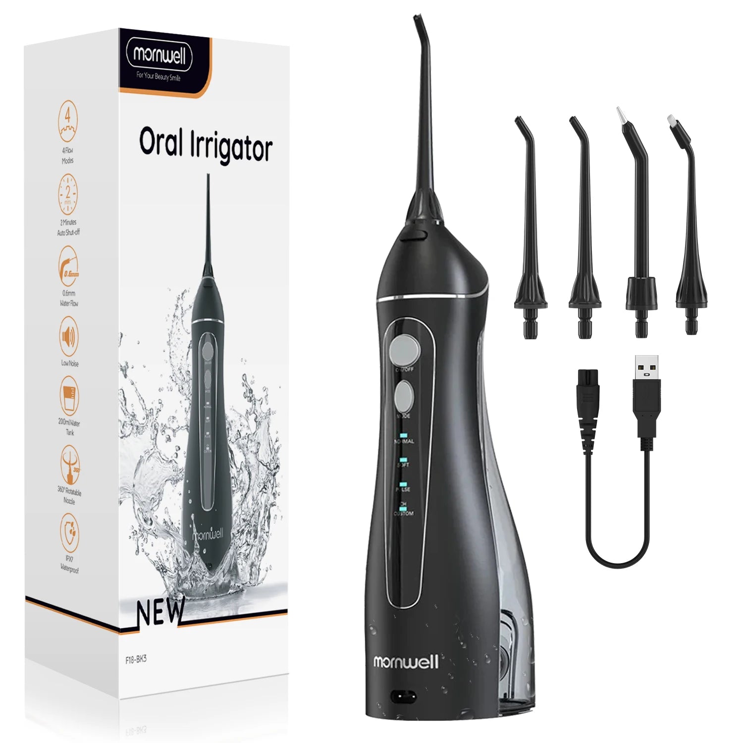 Portable Cordless Water Flosser for Deep Teeth & Gum Cleaning - 14