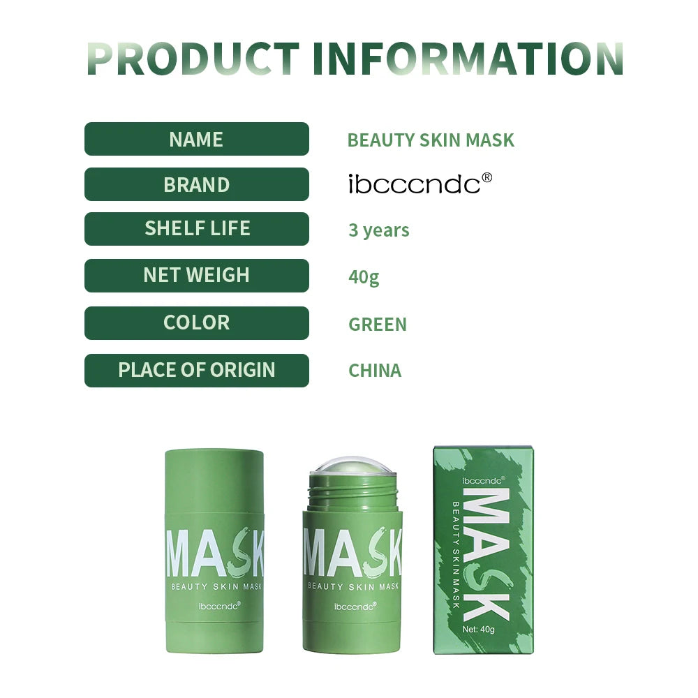 Green Tea Deep Cleansing Face Mask Stick - 5