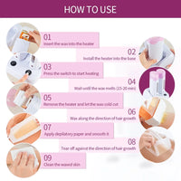 Dual Electric Roll-On Wax Heater for Hair Removal