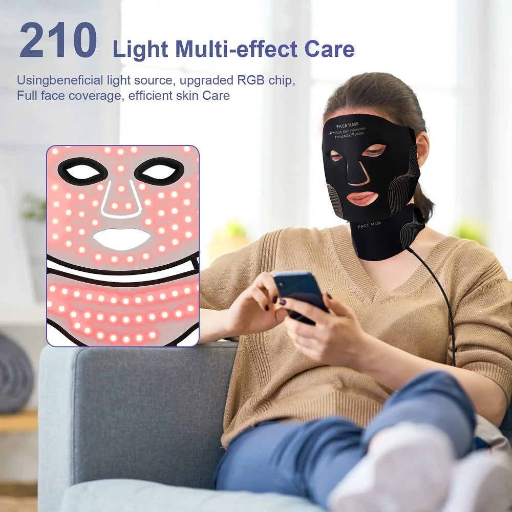 7-Color LED Photon Therapy Mask for Face and Neck - 5