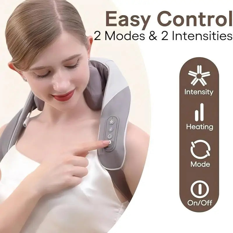 Wireless 6D Neck and Shoulder Deep Tissue Massager - 3