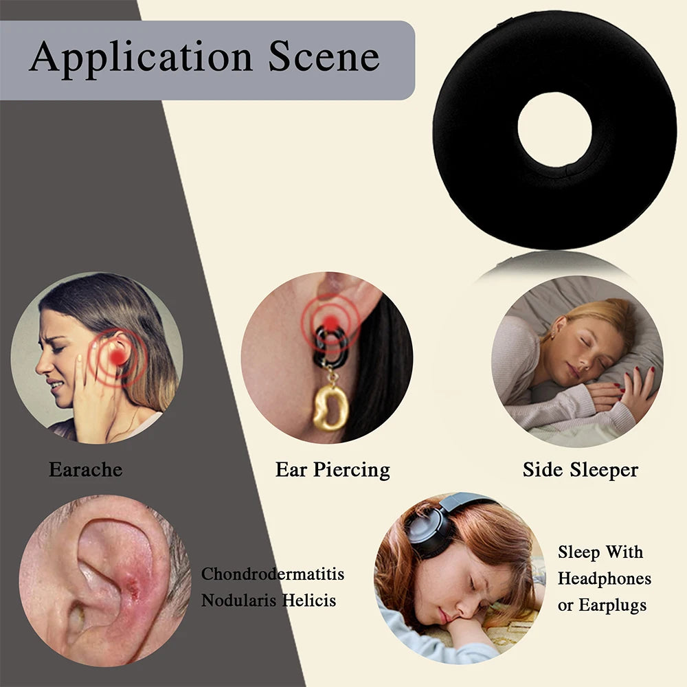 Ear Piercing Pillow for Side Sleepers with Ear Hole - 5