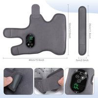 Heated Vibration Ankle Massager Brace for Pain Relief
