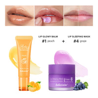 Moisturizing Lip Balm and Sleeping Mask Set for Hydrated Lips