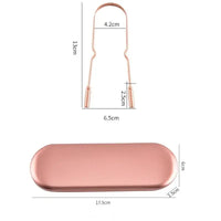 Professional Metal Tongue Scraper for Fresh Breath