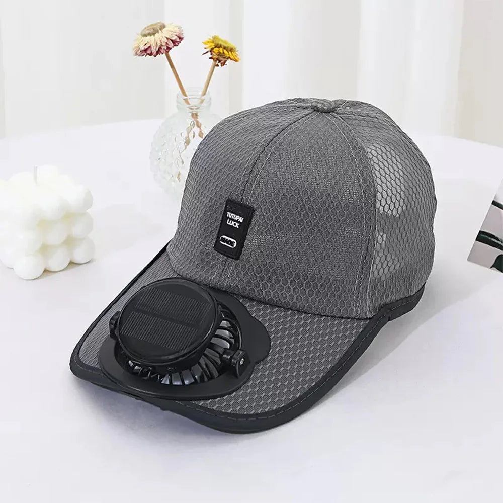 Solar Powered Cooling Baseball Cap - 15