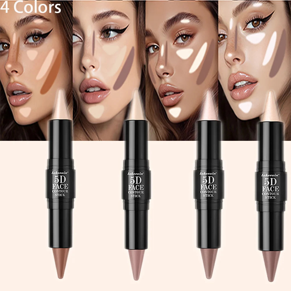 Dual-Ended Cream Contour and Highlighter Stick - 1