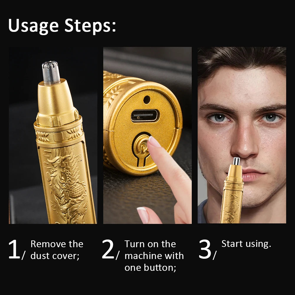 Electric Precision Nose and Ear Hair Trimmer - 15
