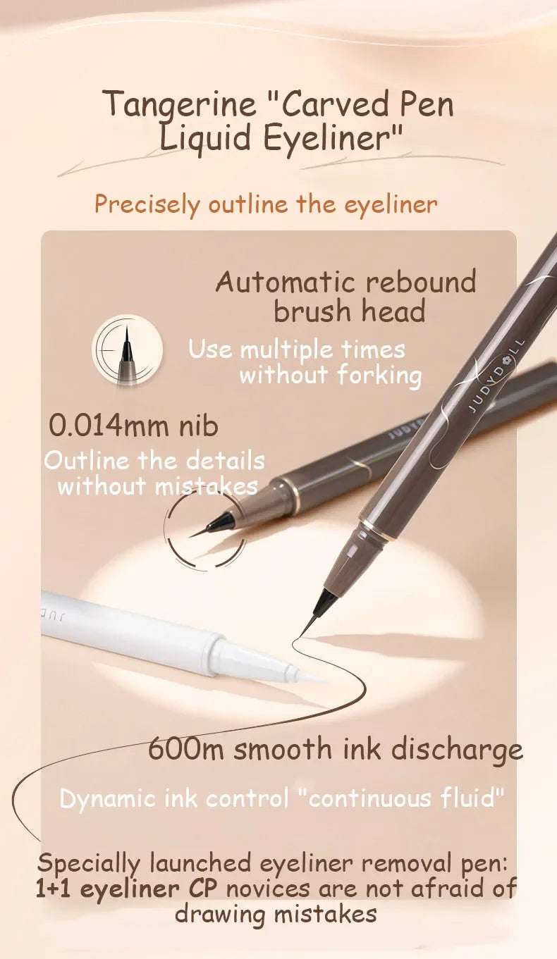 Ultra-Fine Waterproof Liquid Eyeliner Pen - 8