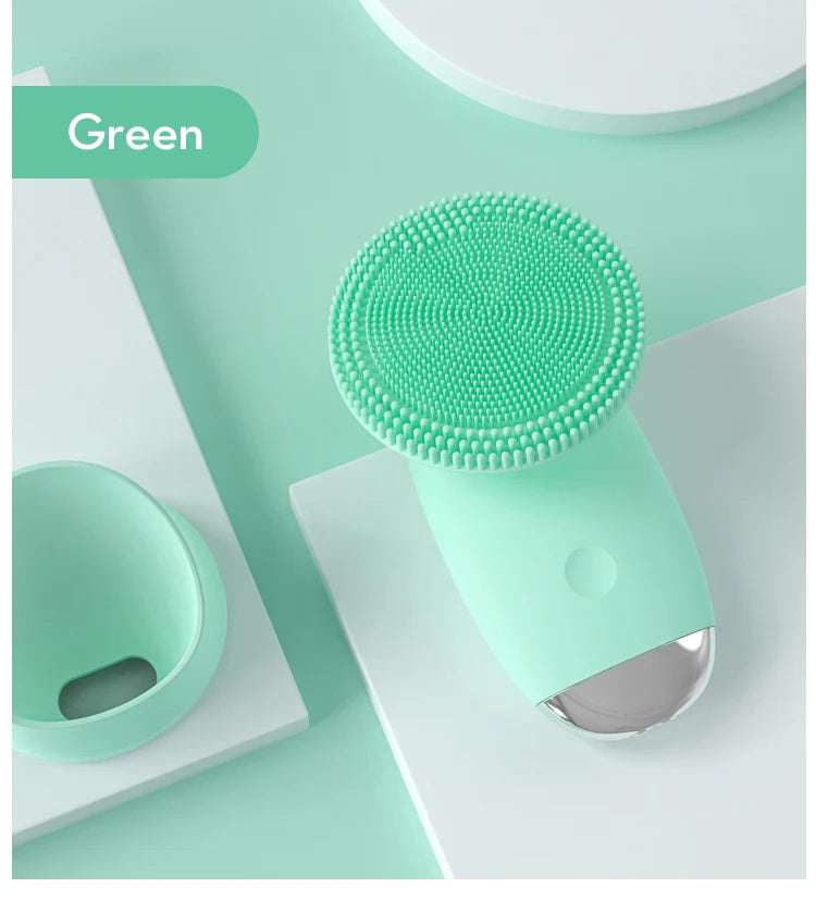 Electric Silicone Facial Cleansing Brush for Pore Cleaning - 18