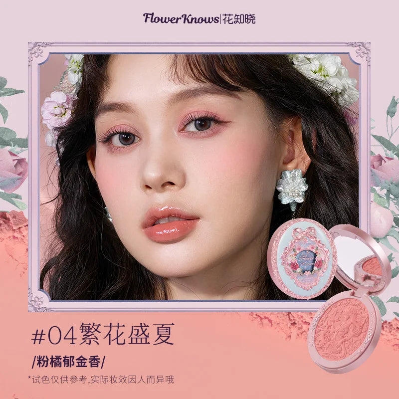 Long-Lasting Lightweight Powder Blush for Radiant Skin - 46