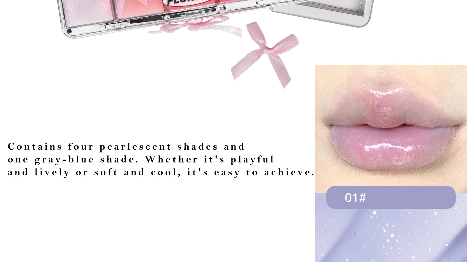 10-Color Moisturizing Lip Gloss Palette - 19