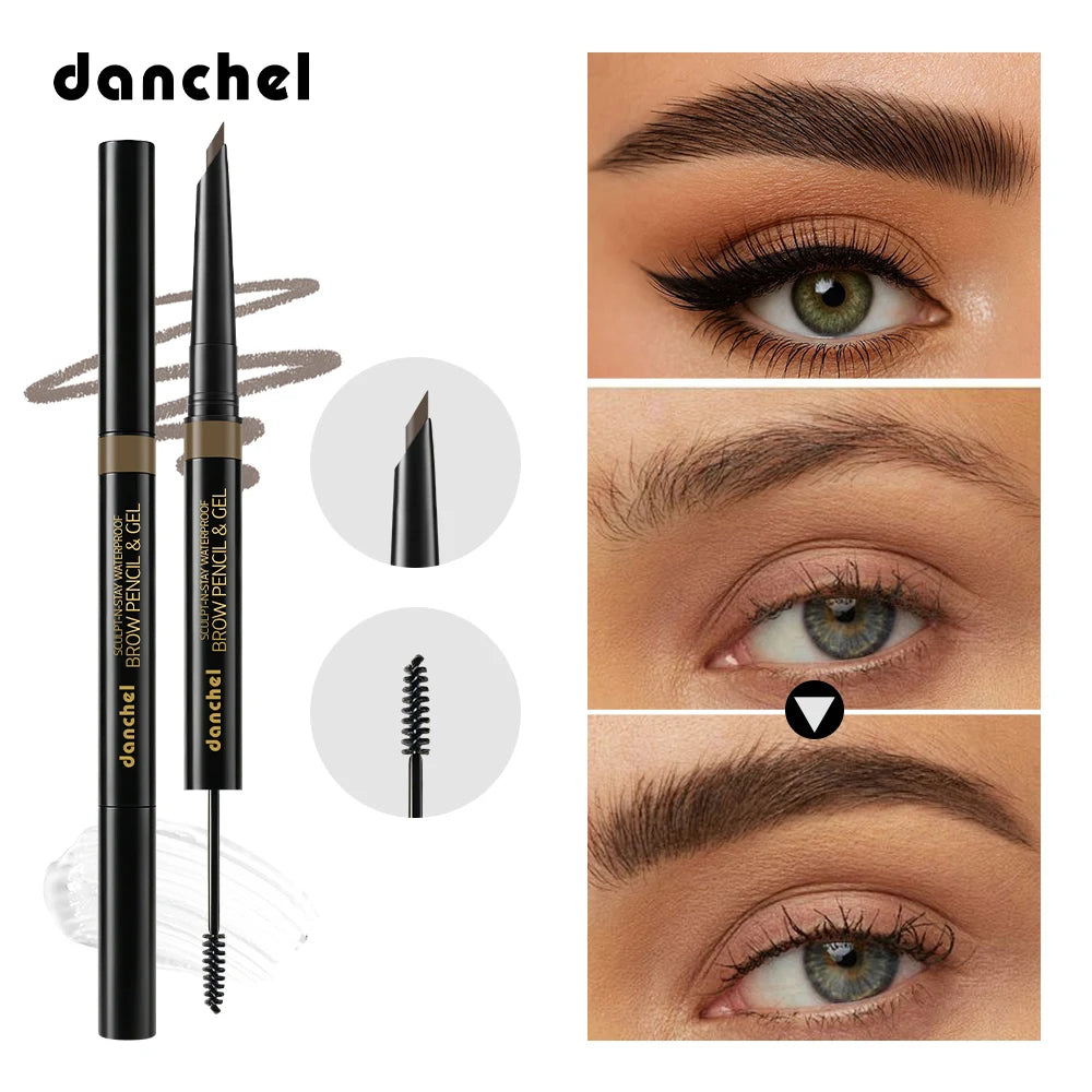 2-in-1 Waterproof Eyebrow Pencil and Sculpting Gel