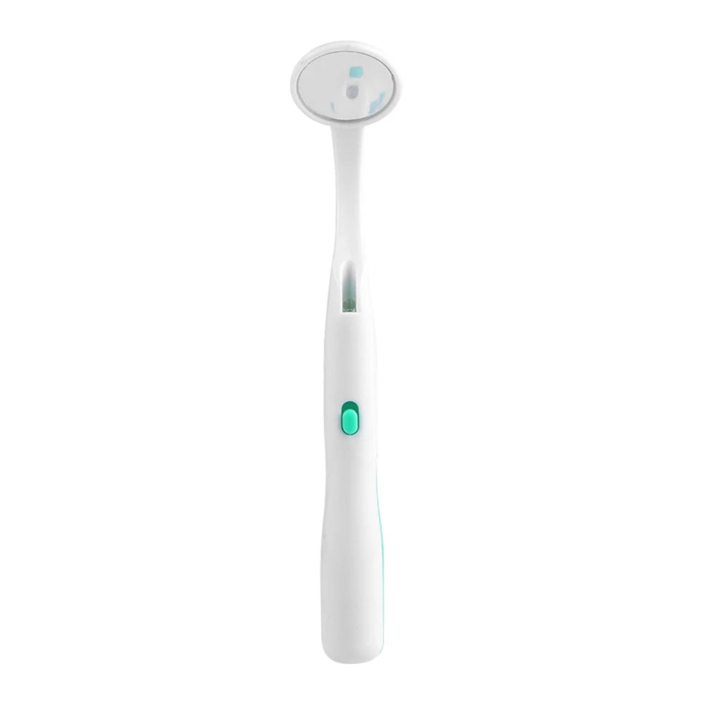 LED Illuminated Oral Dental Inspection Mirror for Teeth Cleaning - 14