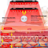Dual Head Red Light Therapy Lamp for Pain Relief and Skin Care