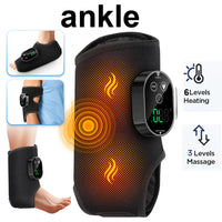 Heated Vibration Ankle Massager Brace for Pain Relief