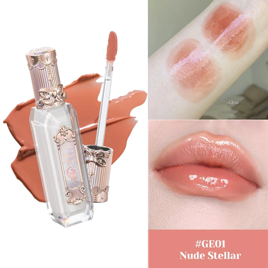 Hydrating Non-Sticky Tinted Lip Gloss for Shiny Long-Lasting Wear - 11