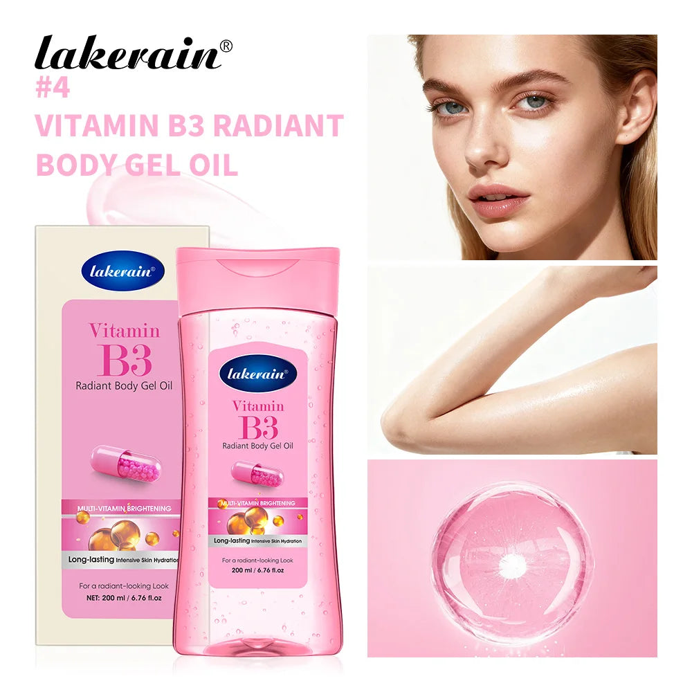 Radiant Glow Nourishing Body Gel Oil for Dry Skin - 25