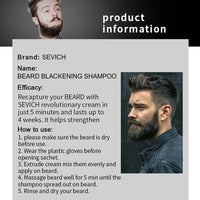 Instant Black Beard Coloring Shampoo