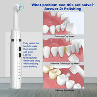 Electric Tooth Polisher for Home Teeth Whitening and Stain Removal
