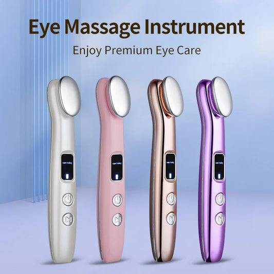 Heated Eye Massage Wand for Dark Circles and Puffiness