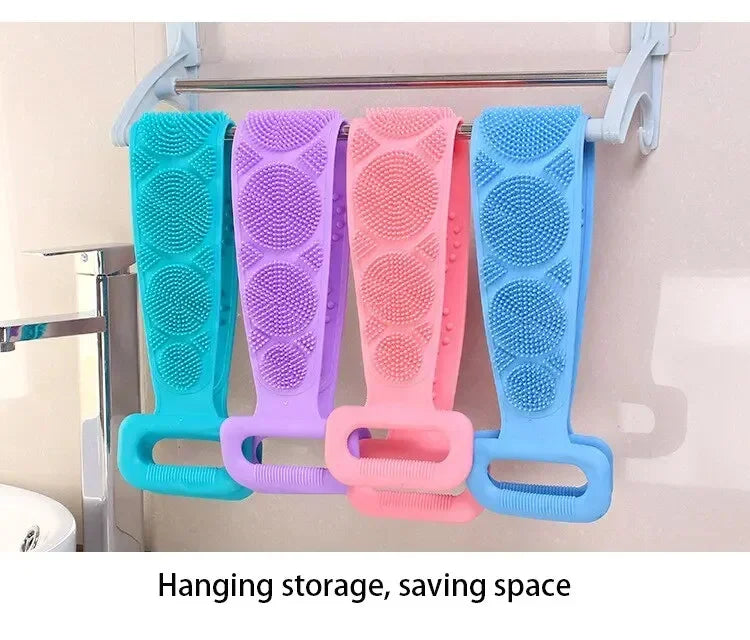 Dual-Sided Silicone Back Scrubber for Deep Exfoliation - 8