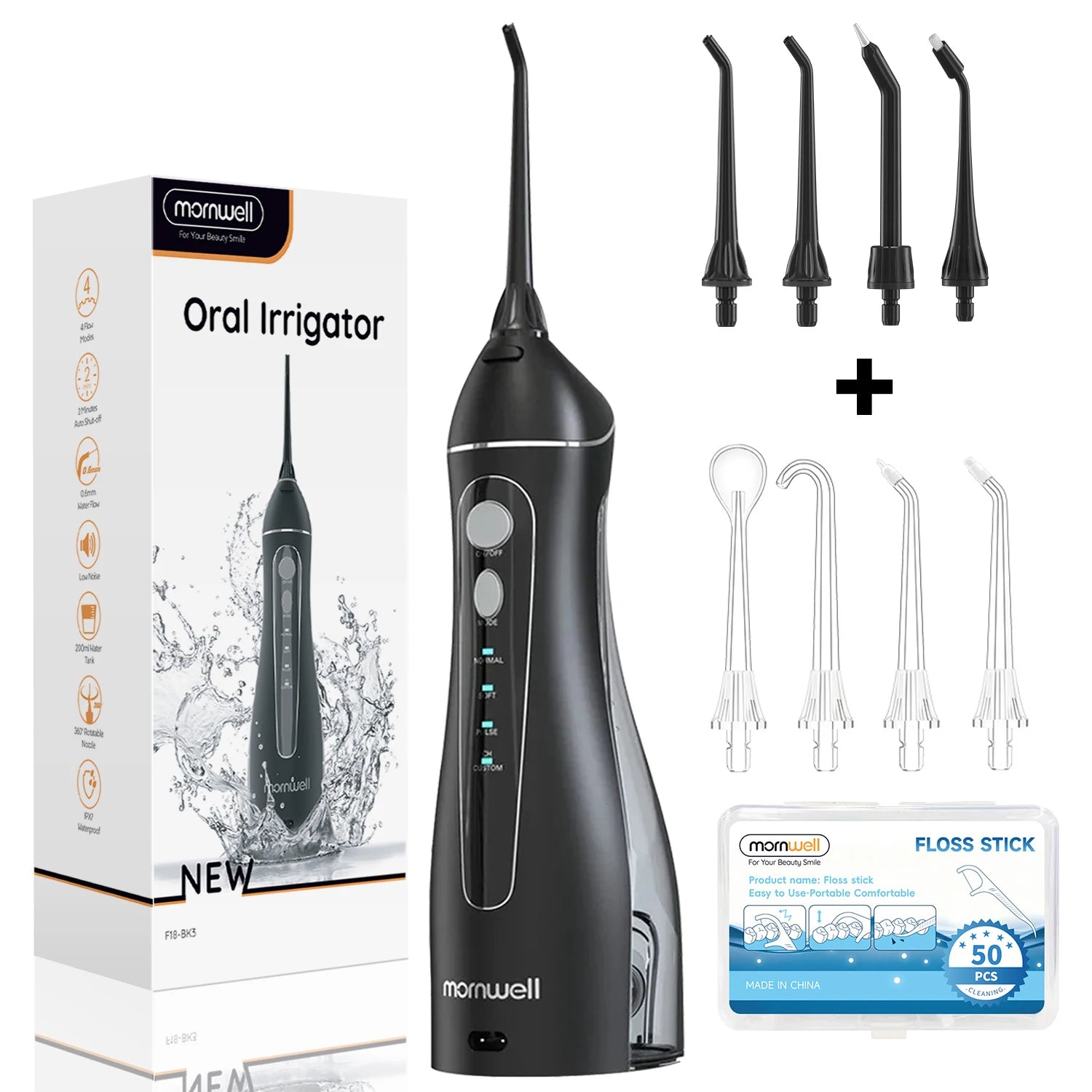Portable Cordless Water Flosser for Deep Teeth & Gum Cleaning - 15
