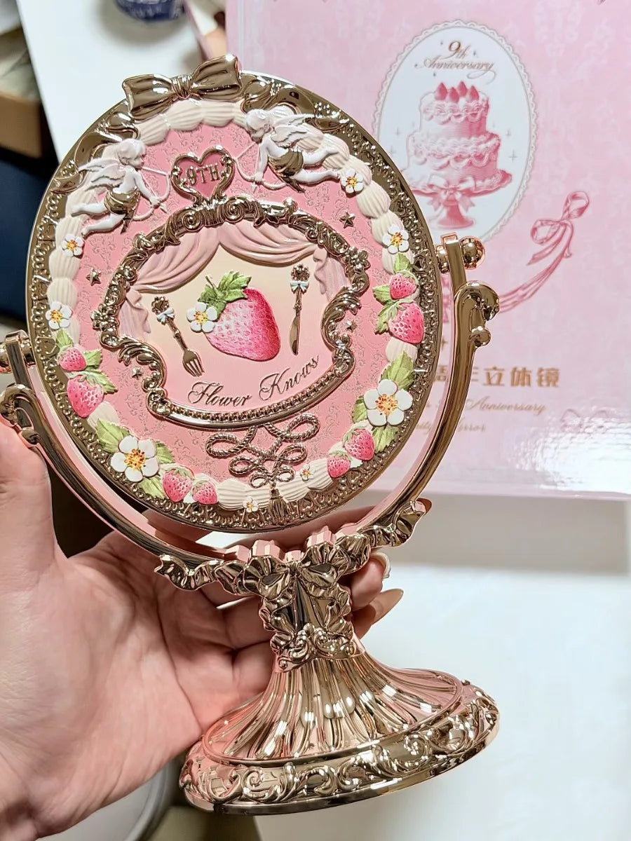 Decorative Desktop Vanity Makeup Mirror - 10