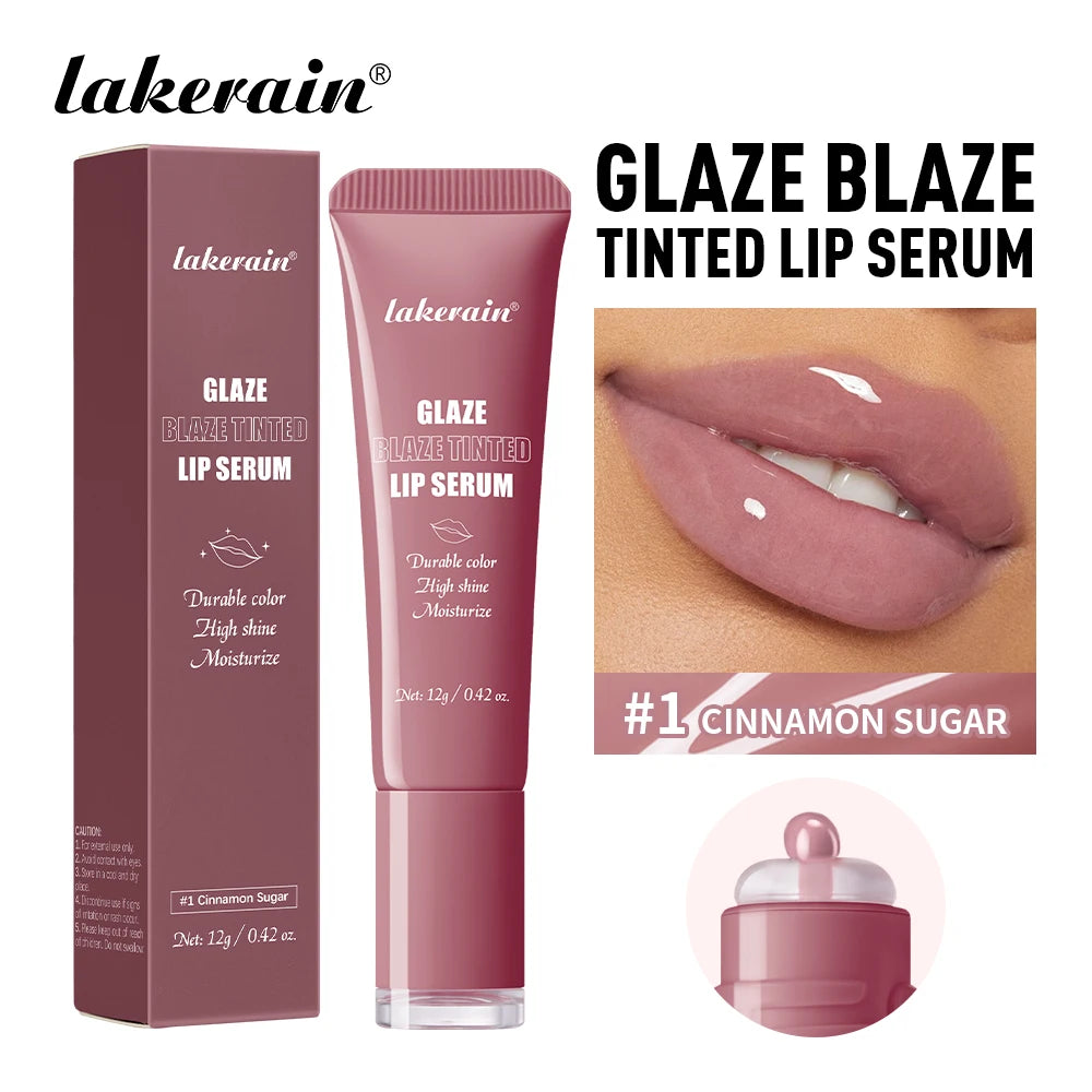 Hydrating Tinted Lip Serum for Plump Glossy Lips - 14