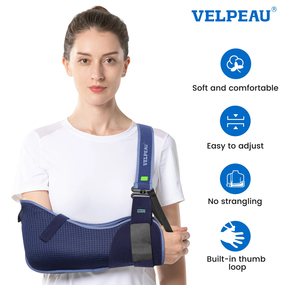 Adjustable Arm Sling for Shoulder and Elbow Injury Recovery