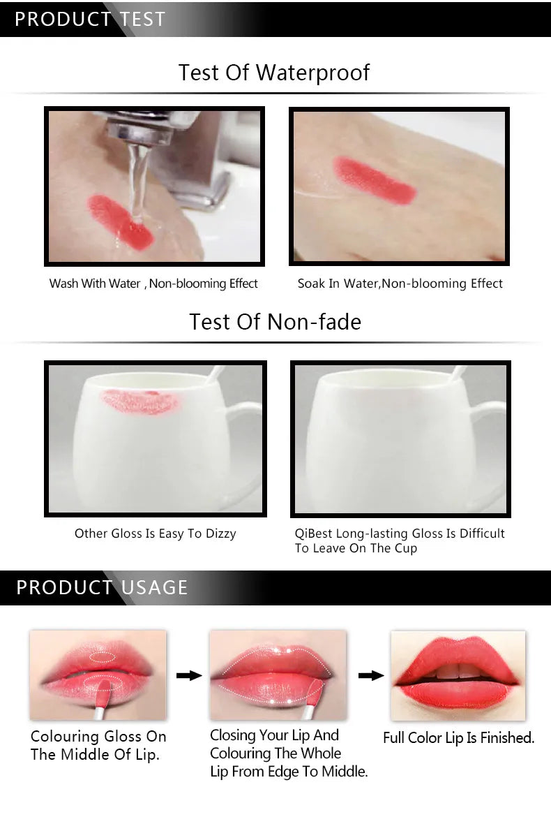 Velvet Matte Long-Lasting Liquid Lipstick - 20