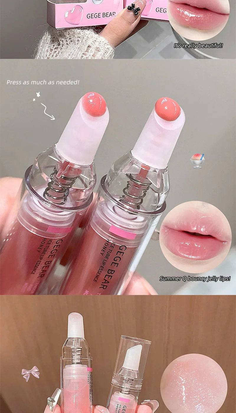 Hydrating Crystal Lip Gloss for Glassy Shine - 8