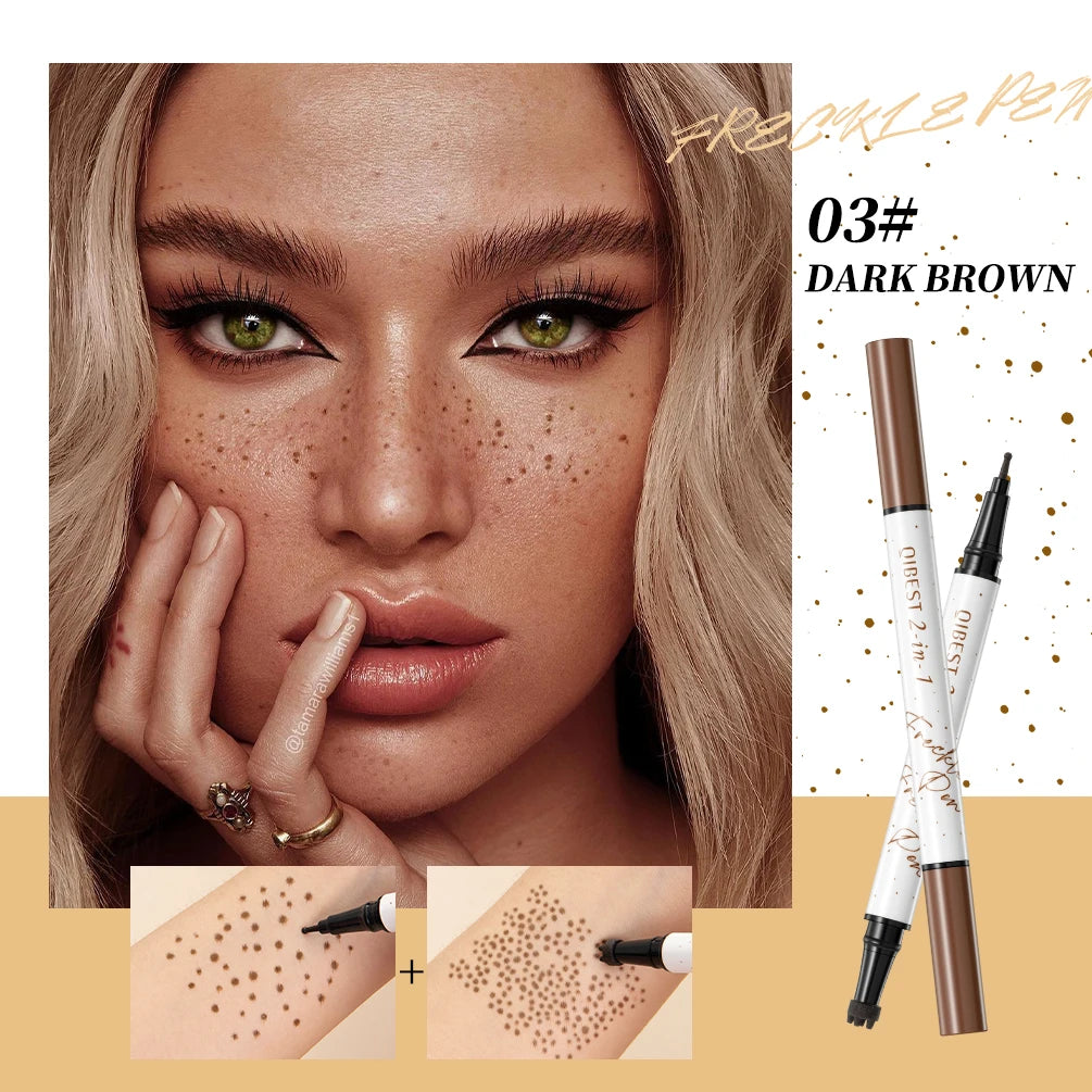 2-in-1 Waterproof Freckle Stamp Pen for Natural Makeup - 21