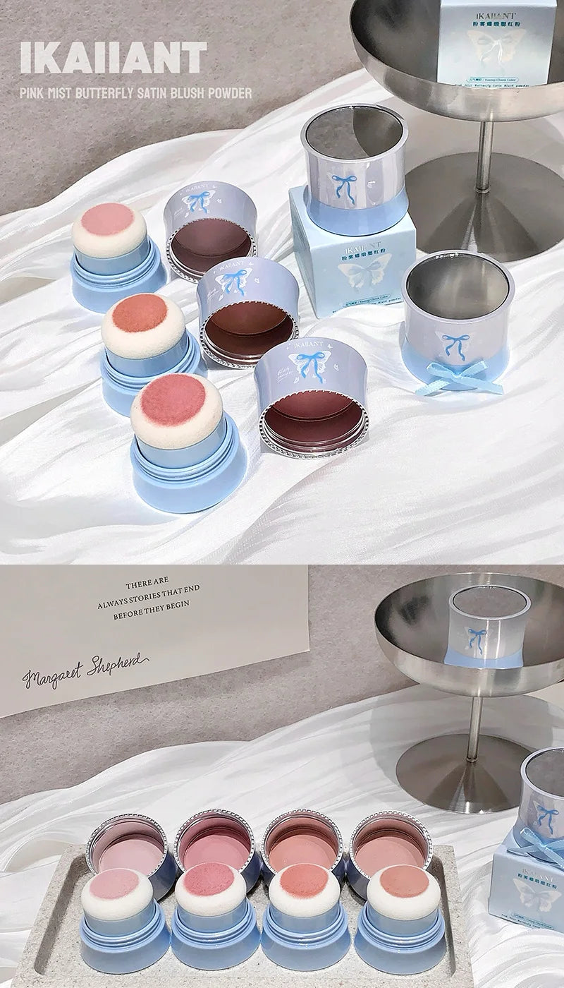 Korean Style Matte Cushion Blush Powder - 7
