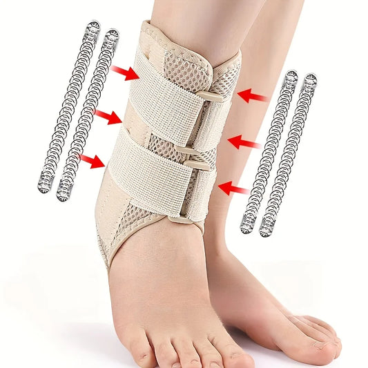 Adjustable Compression Ankle Support Brace for Sprains