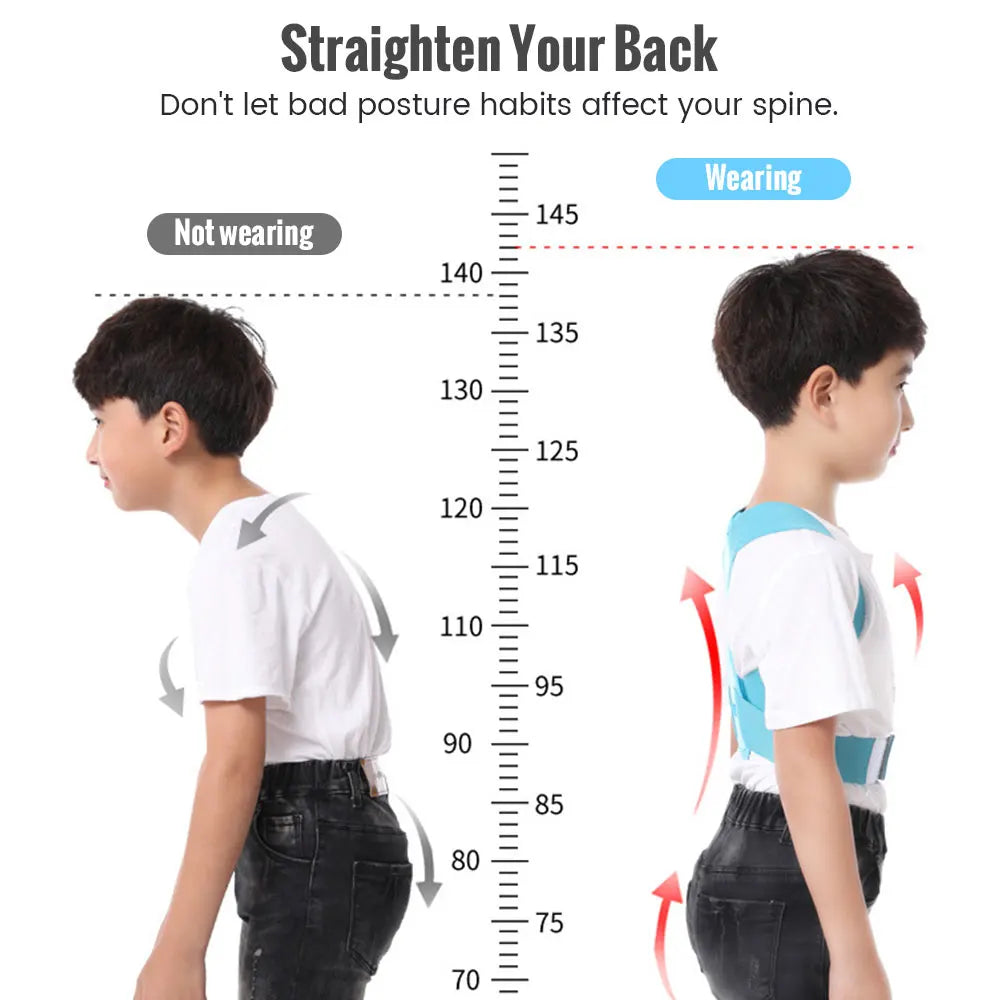 Adjustable Kids Posture Corrector for Spine Support - 3