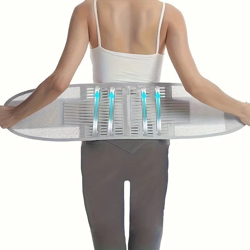 Reinforced Breathable Lower Back Support Belt - 7