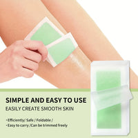 Pain-Free Hair Removal Wax Strips for Face and Body